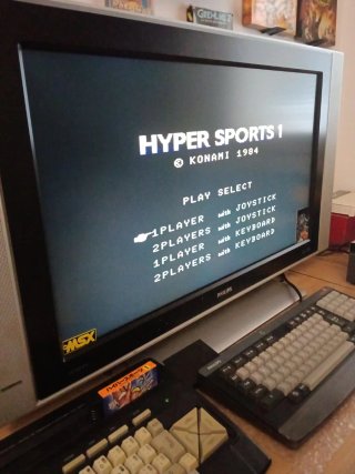 Juego MSX Hyper Sports 1 Konami