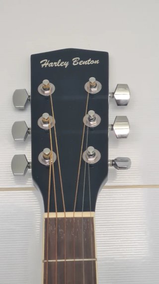 Guitarra Acústica Harley Benton Negra