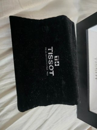 Tissot 1853 Reloj Negro y Plateado