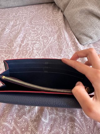 Cartera Louis Vuitton Capucines Piel Azul Origina