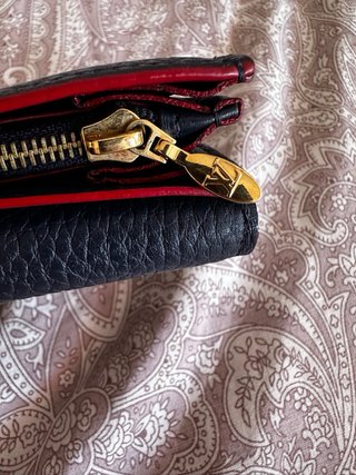 Cartera Louis Vuitton Capucines Piel Azul Origina