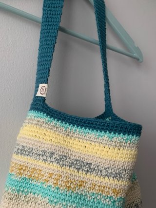 Bolso Crochet Verano Multicolor Nuevo