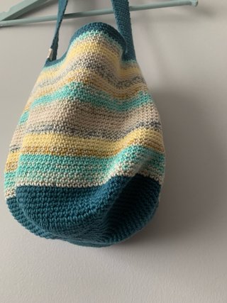 Bolso Crochet Verano Multicolor Nuevo