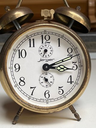 Sveglia vintage Jerger doppia campana