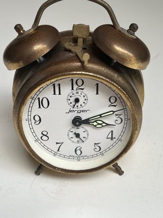 Sveglia vintage Jerger doppia campana