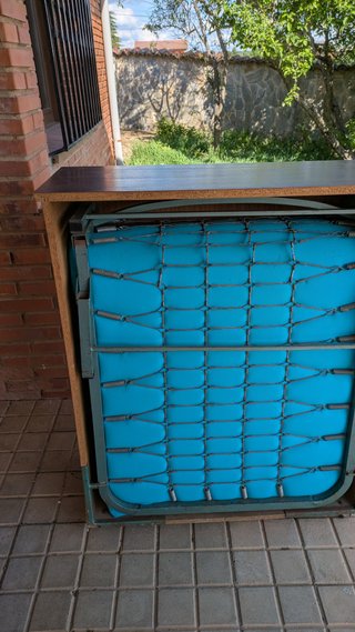 Mueble Cama Plegable con Ruedas