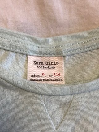 Camiseta niña Zara T6