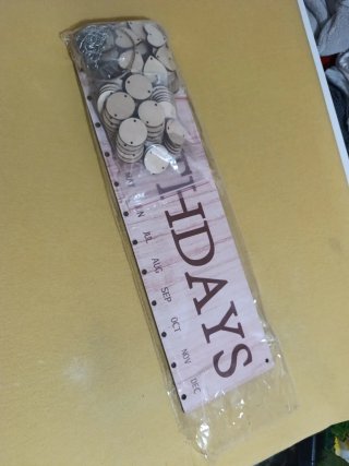 Calendario de Cumpleaños Madera y Metal
