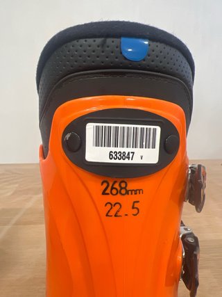 Botas de esquí naranjas talla 22.5