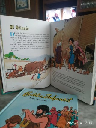 BIBLIA INFANTIL. ANTIGUO Y NUEVO TESTAMENTO.