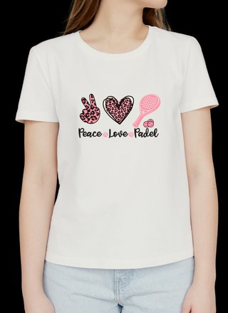 Camiseta Padel personalizada para chica
