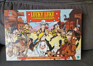 Juego de mesa Lucky Luke y los Bandidos de la Mina