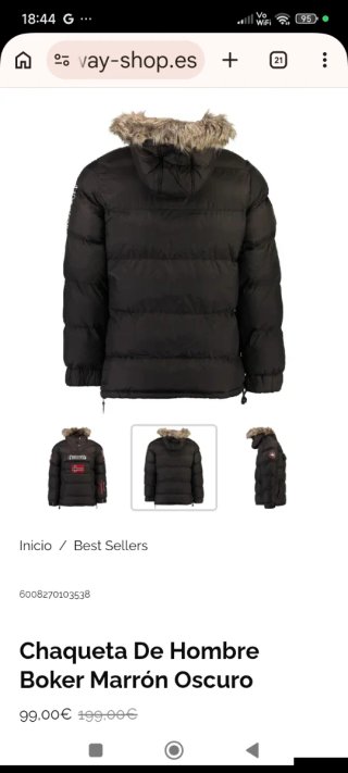 Chaqueta Geographical Norway Talla S