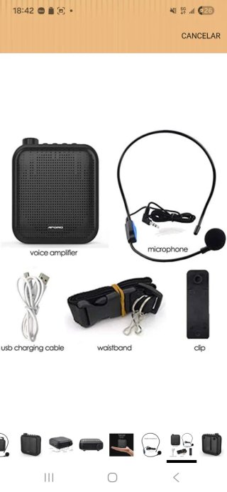 APORO T15 Amplificador de Voz Micrófono