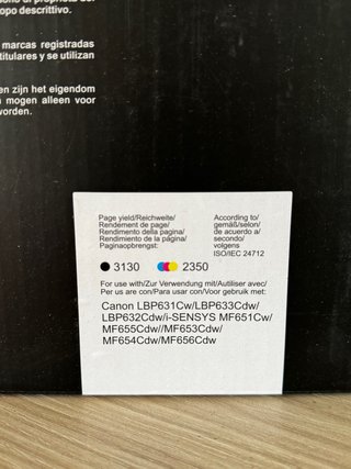 067H 4 Toner per Canon i sensys