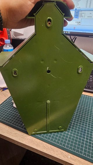 Lámpara exterior verde