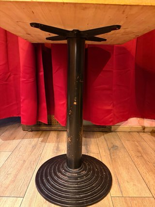 Mesa de bar/restaurante madera y hierro