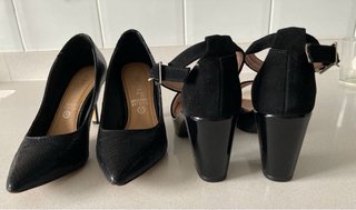 Zapatos Marypaz y Sandalias Pitillos T37 Negros