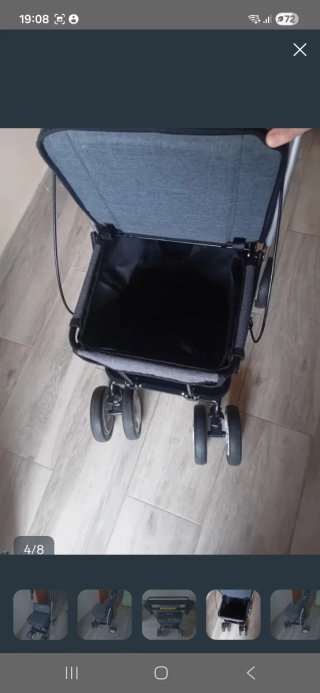 Carrito Carlett con asiento y ruedas