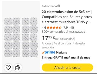 Aparato fisioterapia tens/ems