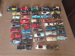Colección 43 coches clásicos miniatura