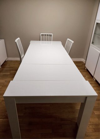 Mesa Comedor Extensible + 4 Sillas
