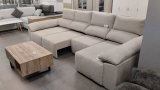 SOFA MODULAR EN U DOBLE CHAISE LONGUE BARCELONA