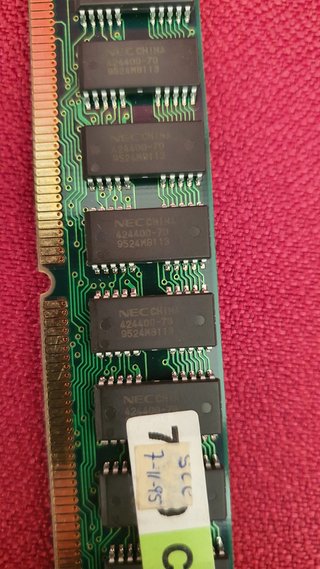 Memorias SIMM de 72 pines 16 MB
