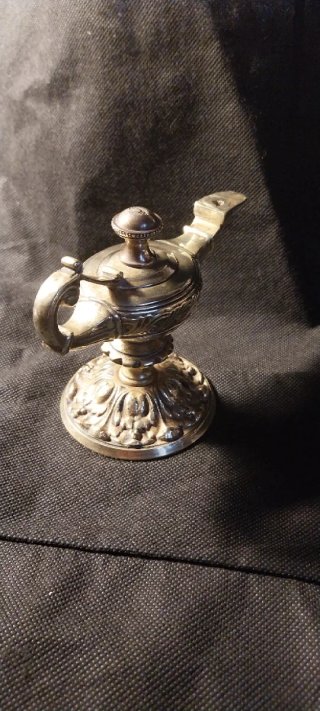 Lámpara Aladino Bronce Decorativa