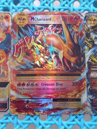 3 Cartas Pokémon Charizard GX EX Mega