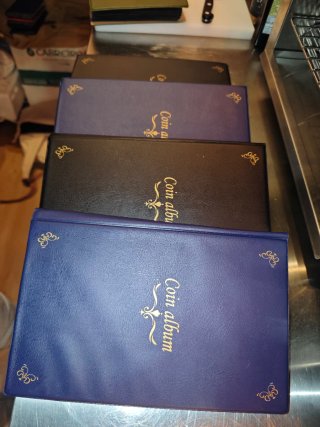 4 álbumes para monedas