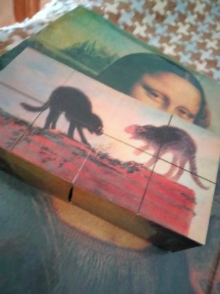 Álbum Gioconda y cubos arte vintage