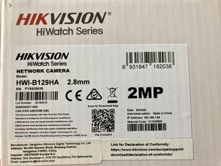 Cámaras Bullet Hikvision HWI-B129HA ColorVu 2MP