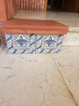 Peldaños de terracota con ranuras