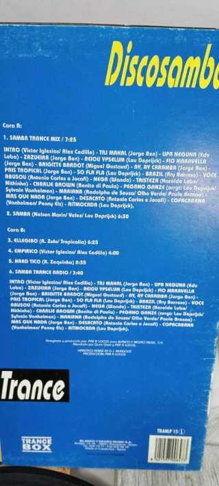 Vinilo Discosamba Trance
