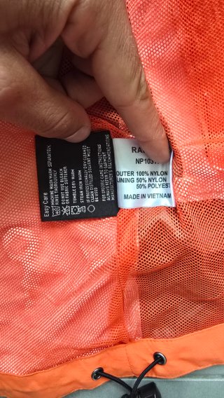 The North Face Chaqueta Naranja y Gris