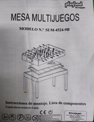 Futbolín de mesa, ping pong, billar, ajedrez, dama