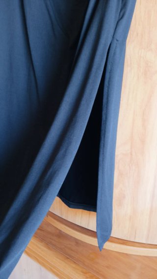 Falda larga negra Talla M