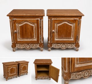 Mesitas de noche de madera