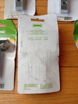 5 Picaportes Puerta Interior Amig Mod. 12-60