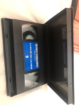 Colección 8 Cintas VHS Mundo Submarino Cousteau