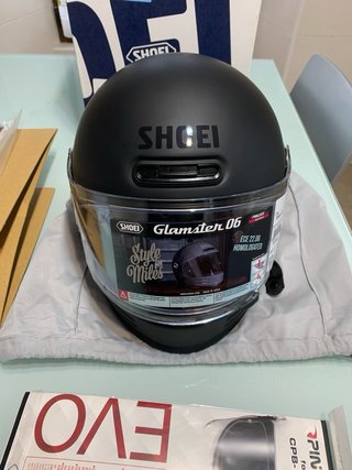 Casco SHOEI Glamster 06 Negro Mate