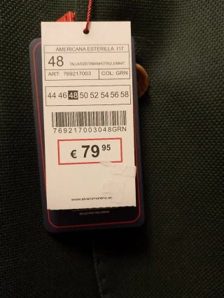 Americana Álvaro Moreno Verde Talla M