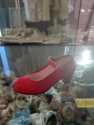 Zapato de Flamenca Rojo