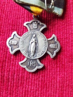 Antigua medalla Santa Hostia de Faverney