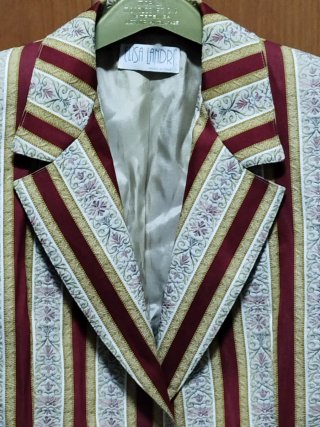 Giacca donna Elisa Landri oro e rosso