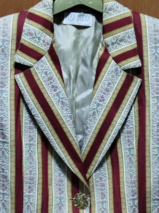 Giacca donna Elisa Landri oro e rosso