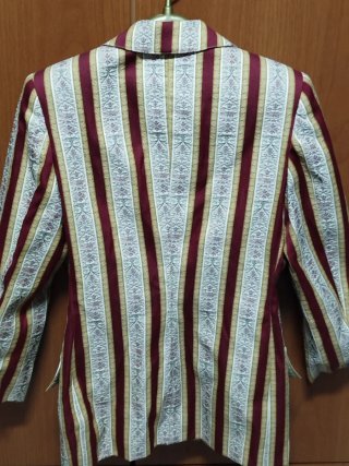 Giacca donna Elisa Landri oro e rosso