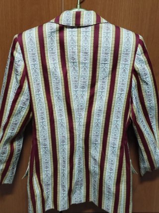 Giacca donna Elisa Landri oro e rosso