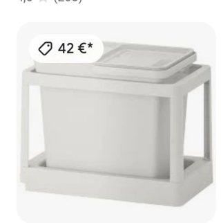Cubos de reciclaje Ikea (plástico)